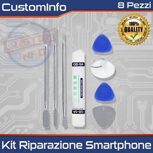 Tool Kit 8 in 1 Demontage Kit Reparatur Handy Smartphone und Tablet - Bild 1 von 7