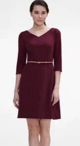 MM Lafleur The Alexandra Dress  Deep Purple Size  16 - Picture 1 of 6