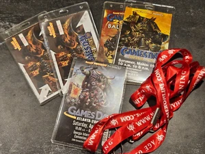 Warhammer 40k Vintage Games Workshop Day Convention Pass Lot - Picture 1 of 1