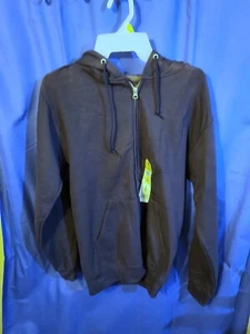 Fruit of the Loom Womans Hoodie Small Navy blue cotton polyester - Picture 1 of 3