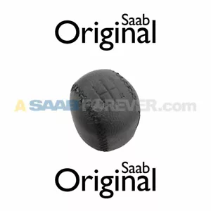 NEW SAAB 9-5 99-09 Manual 5 Spd Transmission Shift Knob Leather OE REPRODUCTION - Picture 1 of 2