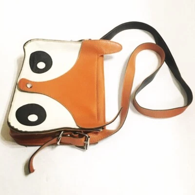 儿童无品牌橙色猫头鹰斜挎包挎包 — 第 1/3 张图片
