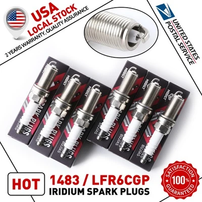 6x bujías de iridio y platino para Toyota Sienna 2007-2016 3,5 L V6 nuevas Foto 1 de 4