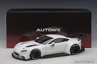 Autoart 81806 1/18 ASTON MARTIN VANTAGE GTE LE MANS PRO 2018 BIANCA Modello Auto - Immagine 1 di 4