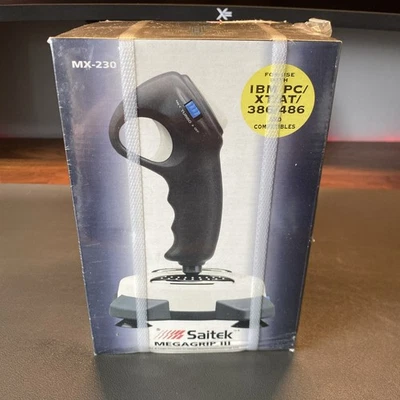 Saitek Megagrip 3 MX-230 Joystick PC Atari - 1993 New And Sealed - Image 1 of 4