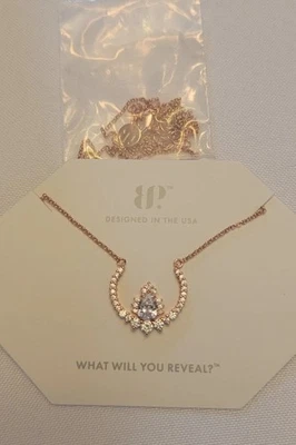 Jewelry Bomb Party OG "Beauty From Within" RBP5014 Necklace - Rose Gold - Image 1 of 4
