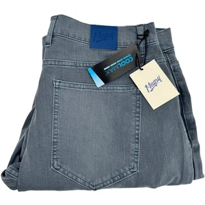 Mugsy Jeans Herren 36x34 (36x33 ACTUAL) blau grau Logans CoolMax Denim Stretch NEU - Bild 1 von 11
