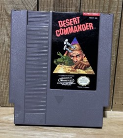 Nintendo NES game cartridge vintage original Desert Commander