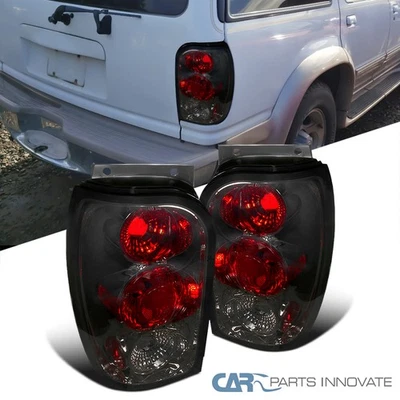 Fits 98-01 Ford Explorer Mercury Mountaineer Smoke Tail Lights Rear Brake Lamps Foto 1 de 4