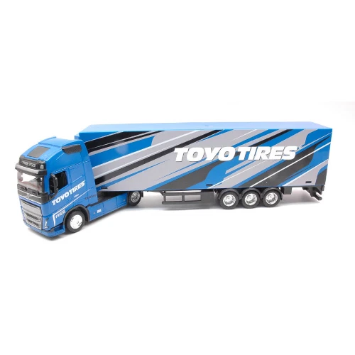 VOLVO FH16 GLOBETROTTER 750 XXL 2018 - LBWK BLUE 1:43 Burago Camion Nouveau modè - Photo 1/1