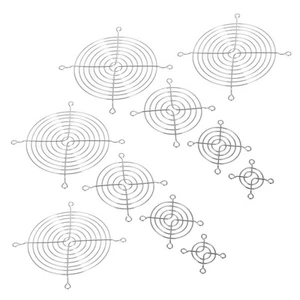 10 Pcs Kühlgebläsegitter Computerfalllüfter Lüfterschutz Staubschutz - Bild 1 von 12