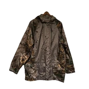 VTG Realtree Rain Coat Fishing Hunting Lightweight Hooded Hunting Waterproof - Picture 1 of 15
