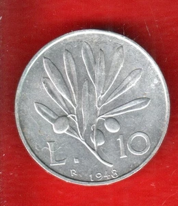 ITALIA 10 LIRE 1948 - Foto 1 di 2