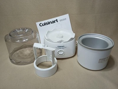 Heladera y sorbete automática de yogur congelado Cuisinart ICE-20 1,5 qt. Blanco Foto 1 de 4