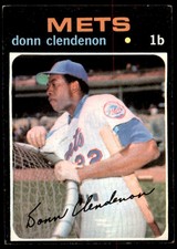 1971 TOPPS DONN CLENDENON NEW YORK METS #115