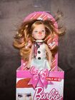 Mattel 2010 Target Barbie Friend of Kelly Red Head Holiday Chelsea as Snowman
