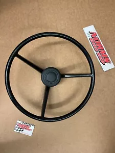 Mopar Steering Wheel B A Body 1967-69 Dart Coronet RoadRunner 1968 Valiant BLACK - Bild 1 von 10