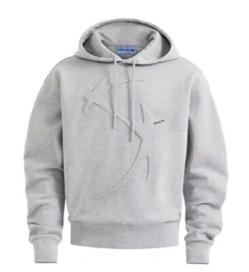 MUGLER X H&M Hoodie Herren Grau Gr. M Neu Mit Etikett - Bild 1 von 1