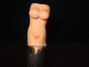 MW.A493: UNUSAL FEMALE NUDE NAKED ANYTHING HOLDER HANDLE ASH WALKING STICK CANE - Picture 1 of 10