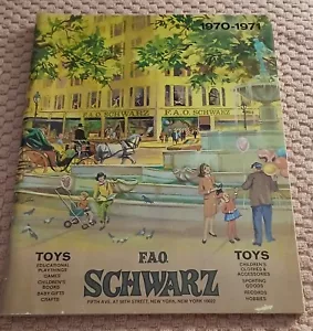 Vintage 1970-71 FAO SCHWARZ TOY CATALOG - Used - Nice - Imagen 1 de 3