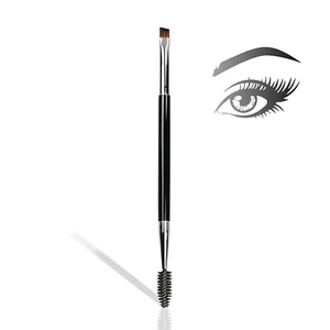 Pro Eyebrow Brush and Comb, Metal Eyelash Brush and Eyelash Comb Separator, Stee - Picture 1 of 12