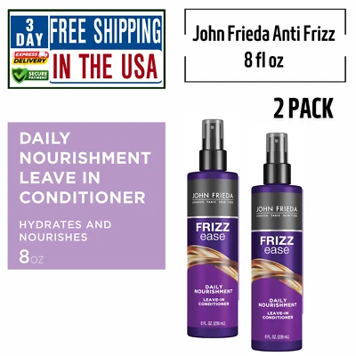 Acondicionador sin enjuague John Frieda Frizz Ease - Control de frizz hidratación y brillo Foto 1 de 4