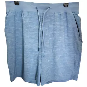 Lululemon Shorts Herren L THE Luxtreme Liner 9" Schrittlänge Laufen Fitnessstudio Stretch blau - Bild 1 von 9