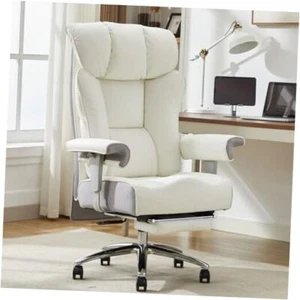 Big and Tall Office Chair 450lbs, Ergonomic Office Chair, Executive White-l - Picture 1 of 7