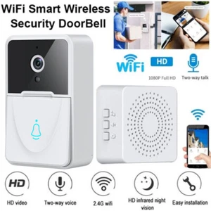 Türklingel mit Kamera WLAN Video Funkklingel Ring WiFi Nachtsicht Doorbell HD - Bild 1 von 13