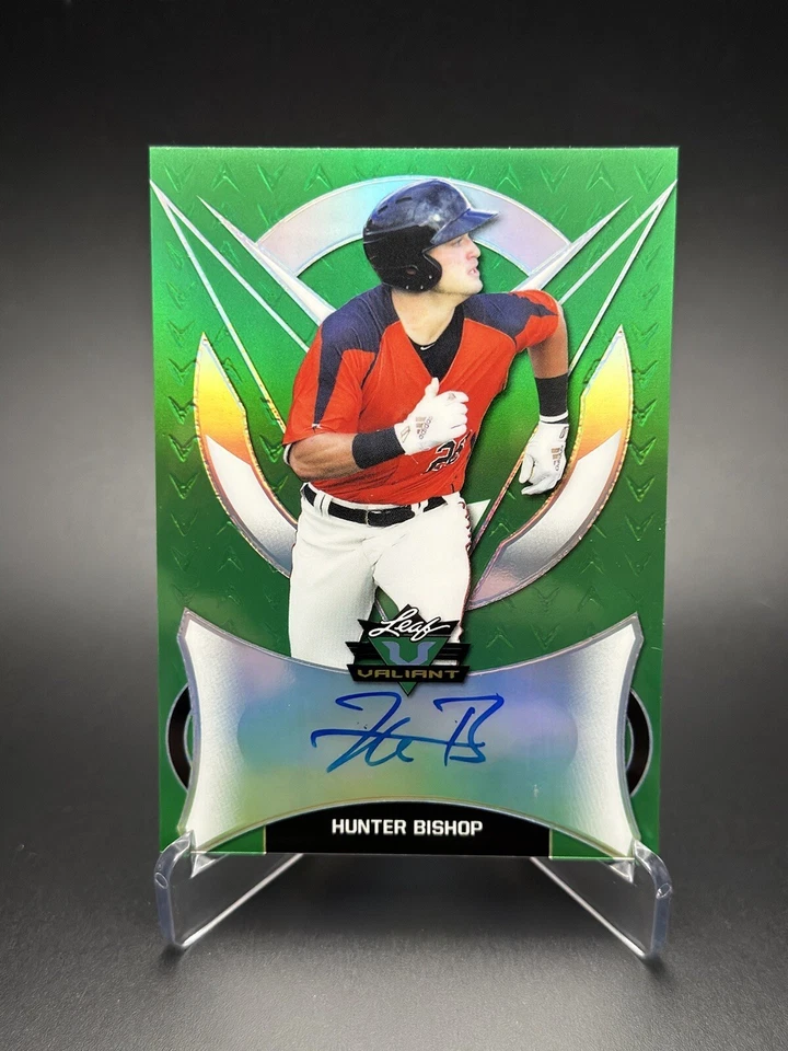 2019 Leaf Valiant Hunter Bishop Autograph /99 SF Giants - AZ State - Image 1 of 3