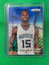2014-15 Panini Prizm Blue and Green Mosaic Prizm Kemba Walker #56 Hornets