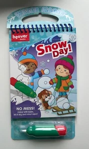 Paint with Water Books for Kids, Water Color Painting reusable Ages 3 Snow Holi - Picture 1 of 2