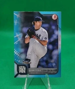 Bowman 2022/499 Sky Blue Gerrit Cole New York Yankees - Imagen 1 de 1