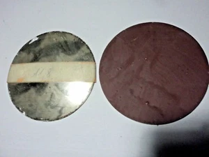 C04 - SPECCHIO SPECCHIETTO VETRO AUTO D'EPOCA - Ø 11,8 cm ROTONDO - Imagen 1 de 1
