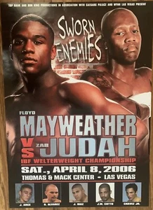 Floyd Mayweather vs Zab Judah 2006 Official On-Site Boxing Poster; 19 X 27 - Picture 1 of 1