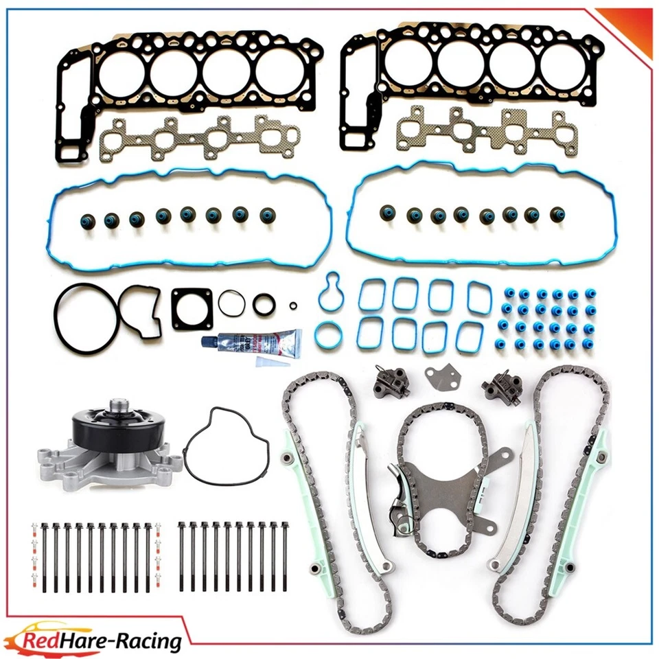 For 00-01 Dodge Durango Jeep 4.7L Timing Chain Water Pump Head Gasket Bolts Set - Image 1 of 1