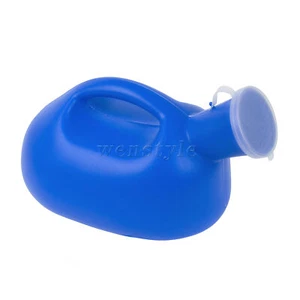 Men's Urinal 2000ml Suitable for Tourism Hospitals Patients 24x14x16cm - Zdjęcie 1 z 12