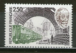 TIMBRE N° 2452 NEUF XX LUXE - LE METRO PARISIEN - STATION FULGENCE BIENVENUE - Imagen 1 de 1