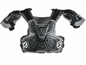 PETTORINA MOTO CROSS ENDURO ACERBIS BODY PROTECTOR GRAVITY FIANCHI NERO - Imagen 1 de 2