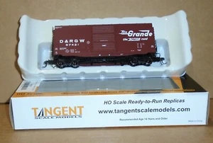 : Tangent Models HO "Denver & Rio Grande 40' Mini Hy Cube Box Car #67421" Boxed - Picture 1 of 16