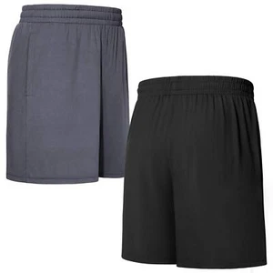 Workout Shorts Men Athletic Gym Running Basketball Shorts for Men 7 inch with... - Picture 1 of 5