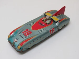 RARE JAPANESE ASC AOSHIN STRATO TIN LITHO RACE CAR TOY SPEED INDY DRIVE VINTAGE - Picture 1 of 10