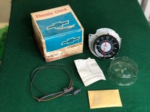 Nuevo lote antiguo 1965 65 Chevrolet Chevy II/Nova accesorio reloj eléctrico GM 986275 - Imagen 1 de 2