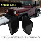Smoke Side Marker Signal Light Lamps Housing für Jeep Wrangler TJ 1997 2006