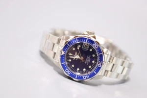 Invicta Women s 17034 Pro Diver Stainless Steel Blue Dial Watch - Need battery - Picture 1 of 6