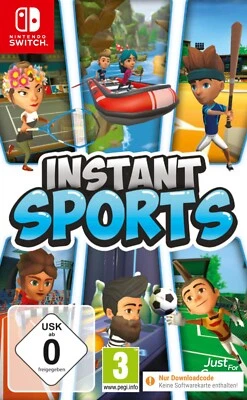 MARKT UND TECHNIK Instant Sports - Nintendo Switch - Code in a Box -Bowling-Tennis- Neu & Verpackt