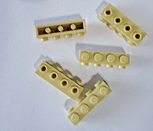 LEGO: 30414 Brick Modified 1x4 with Studs on Side, TAN, 5 pieces - Picture 1 of 1