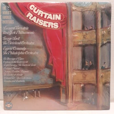 Curtain Raisers: The World's Favorite Overtures Columbia 2×LP'S Mg-35188 SEALED  - Image 1 of 3