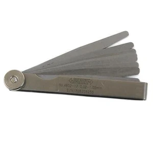 Insize Feeler Gauge 17pc Set 0.02-1mm Range Set 4602-17 - Picture 1 of 4