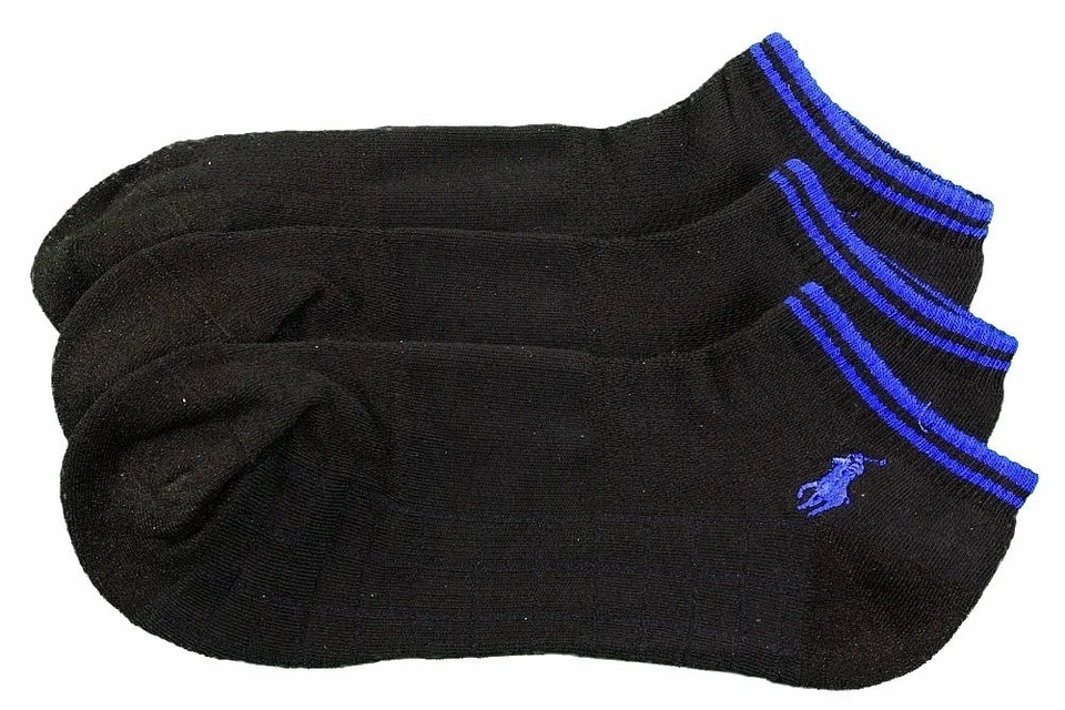 Polo Ralph Lauren Men's 3-Pack Black Technical Low-Cut Socks Sz. 10-13 Fits - Image 1 of 1